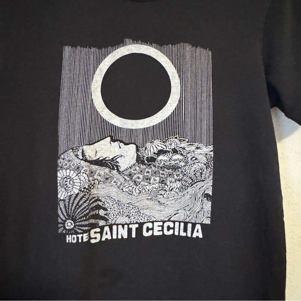 Iconic Hotel Saint Cecilia Black T-Shirt - Picture 4 of 6